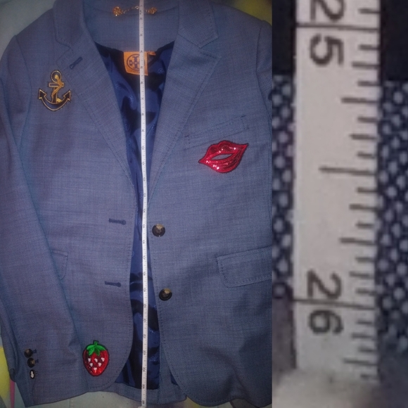 💥🏷SOLD🏷💥 WOMEN'S TORY BURCH BLAZER, SIZE 10 - Picture 7 of 8